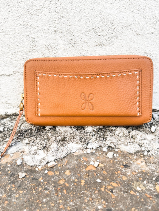 Hart Large Wallet in Warm Honey