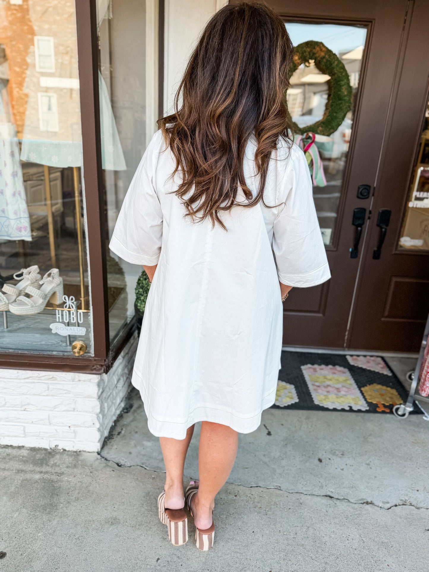 Crisp and Clean Dress