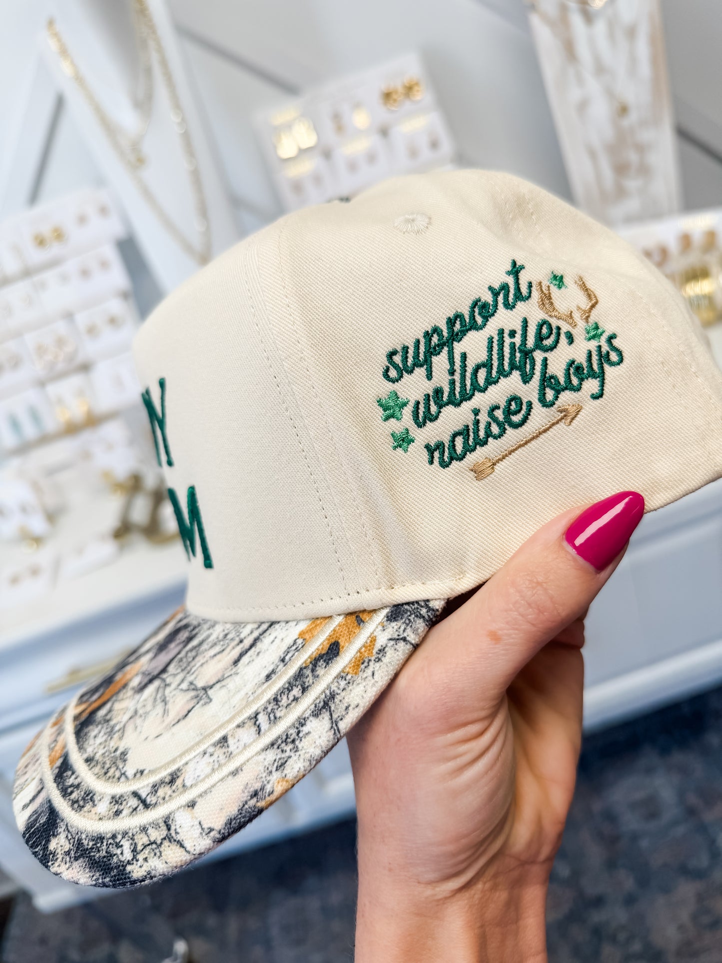 Camo Boy Mom Hat