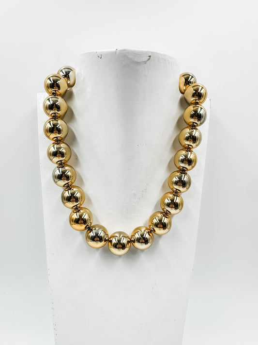 Gold Bubble Necklace
