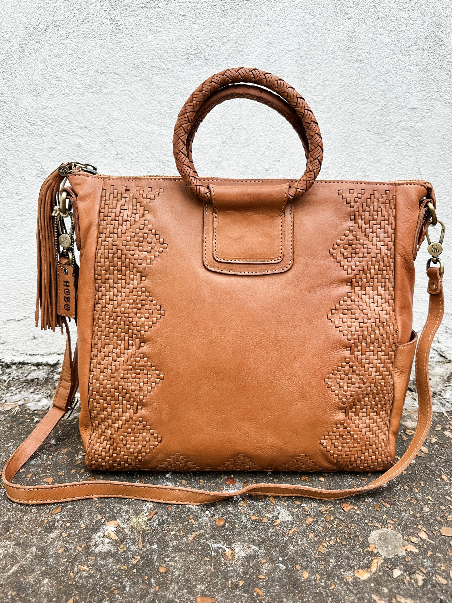 Sheila Large Satchel Harvest Wheat