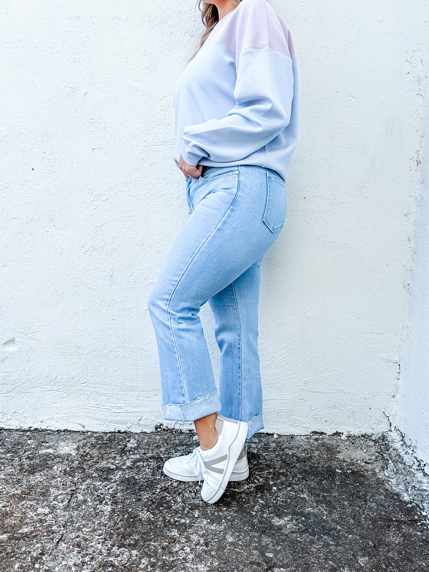 Frayed Crop Flare Jean