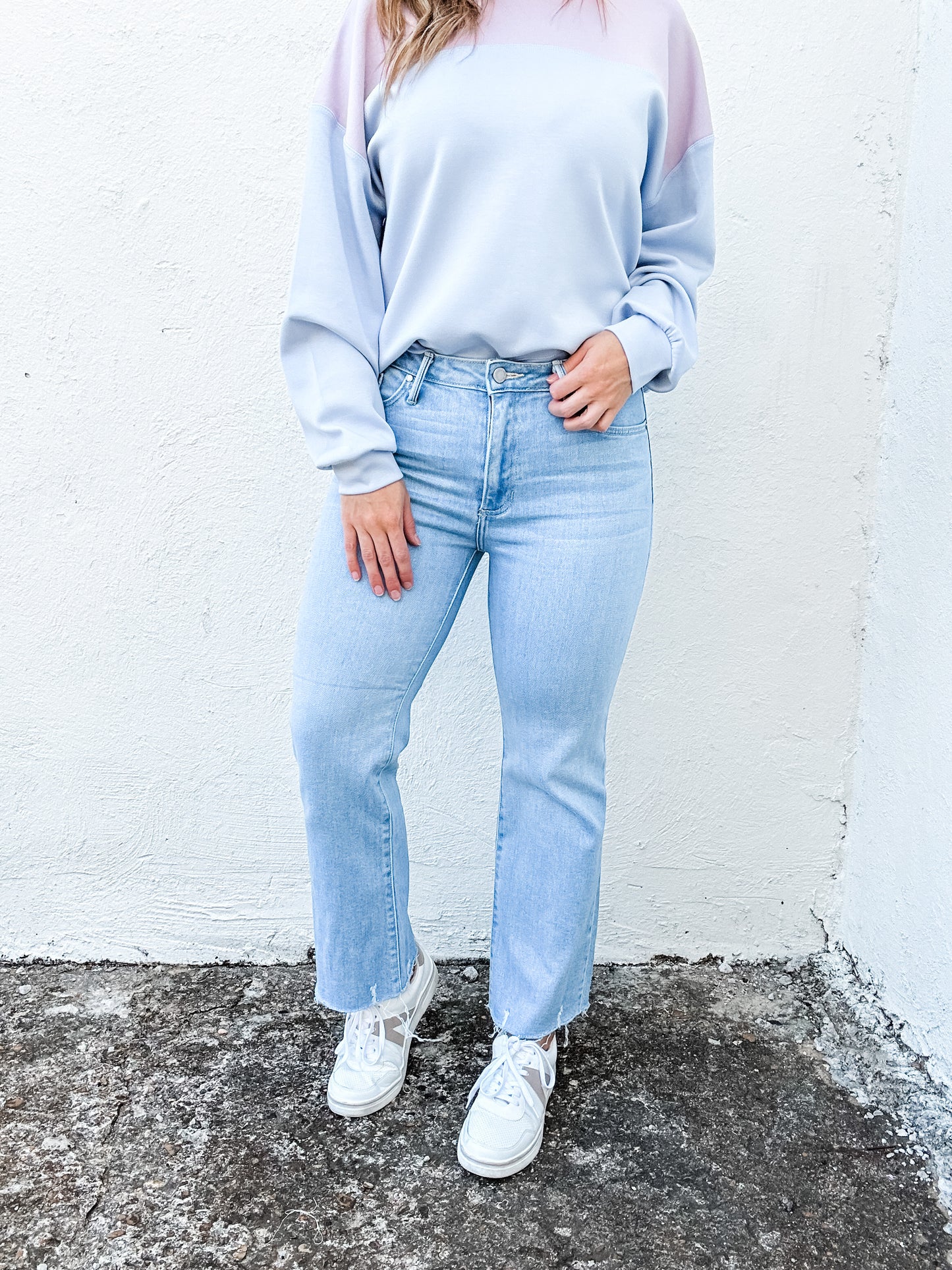 Frayed Crop Flare Jean