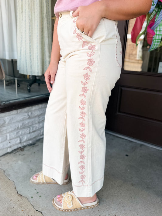 Bloom Where Planted Pants