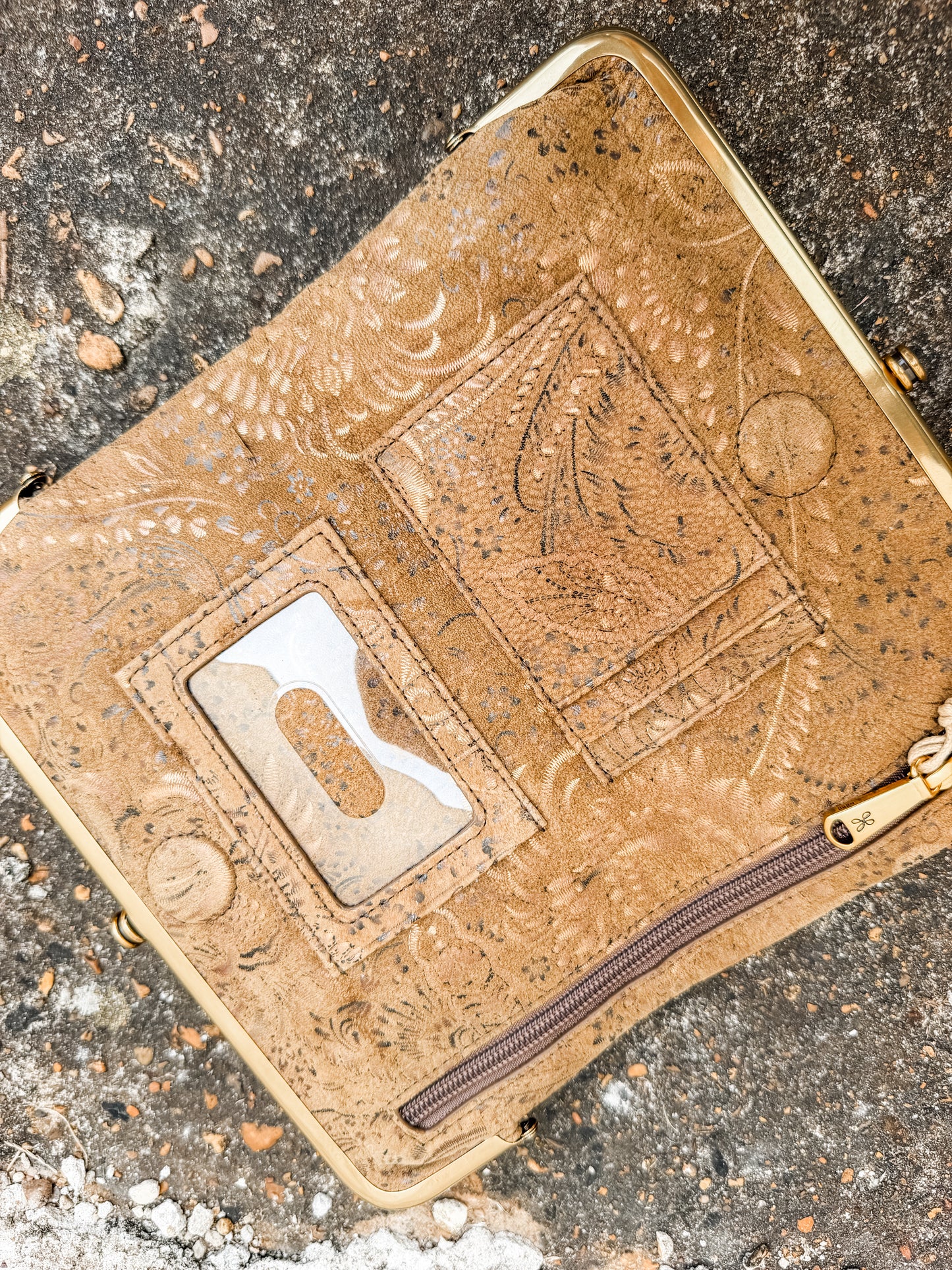 Lauren Clutch Wallet Mink Folklore