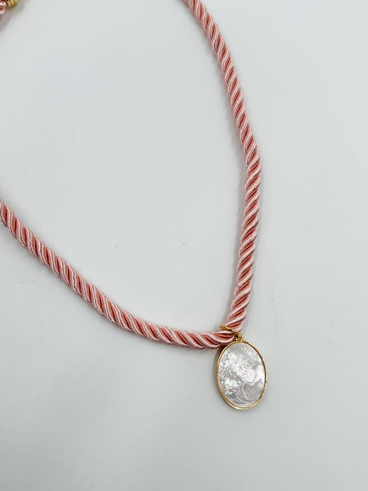 Daphne Camo Rope Necklace