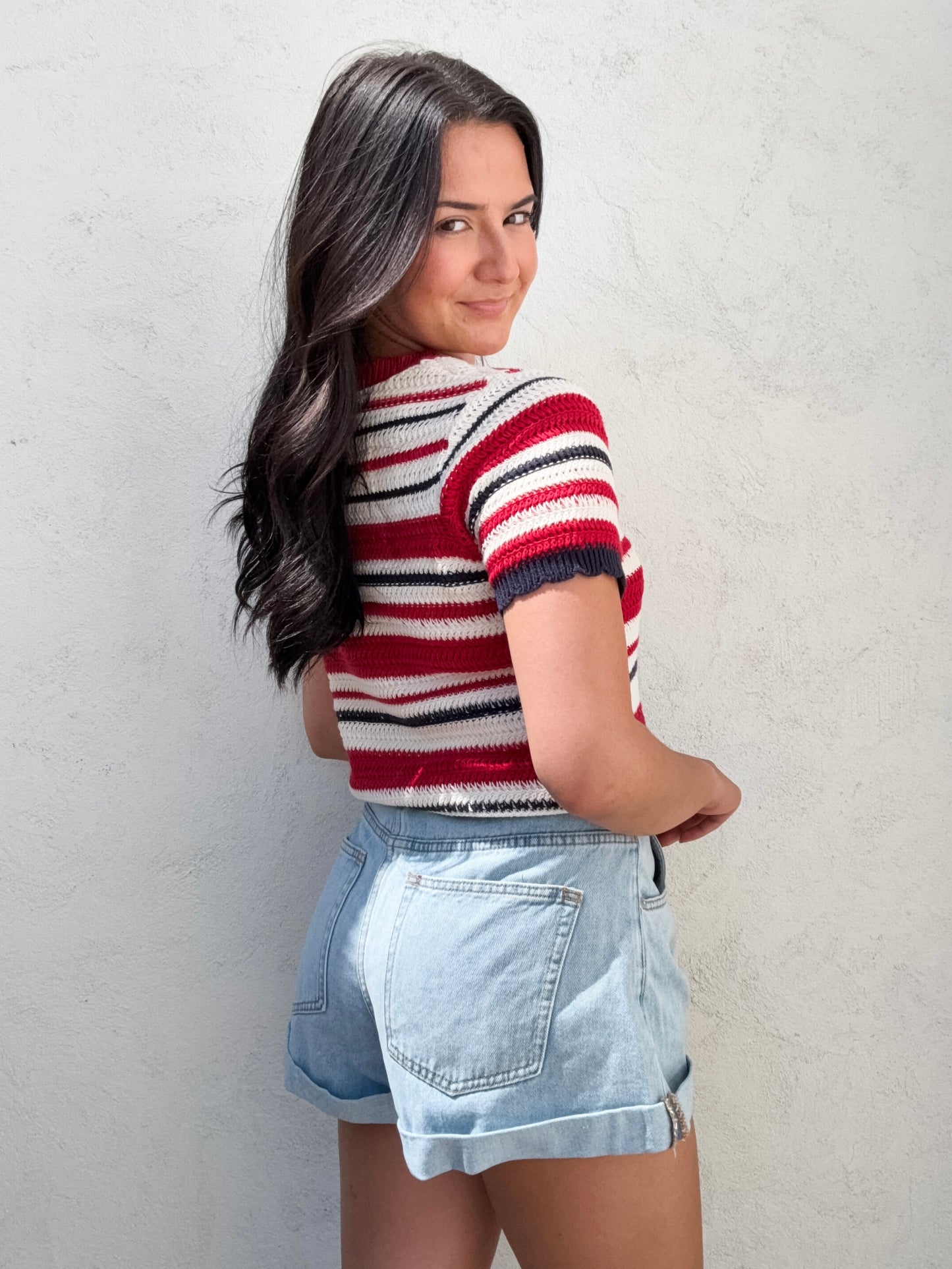 Rouge, Blanc, Bleu Top