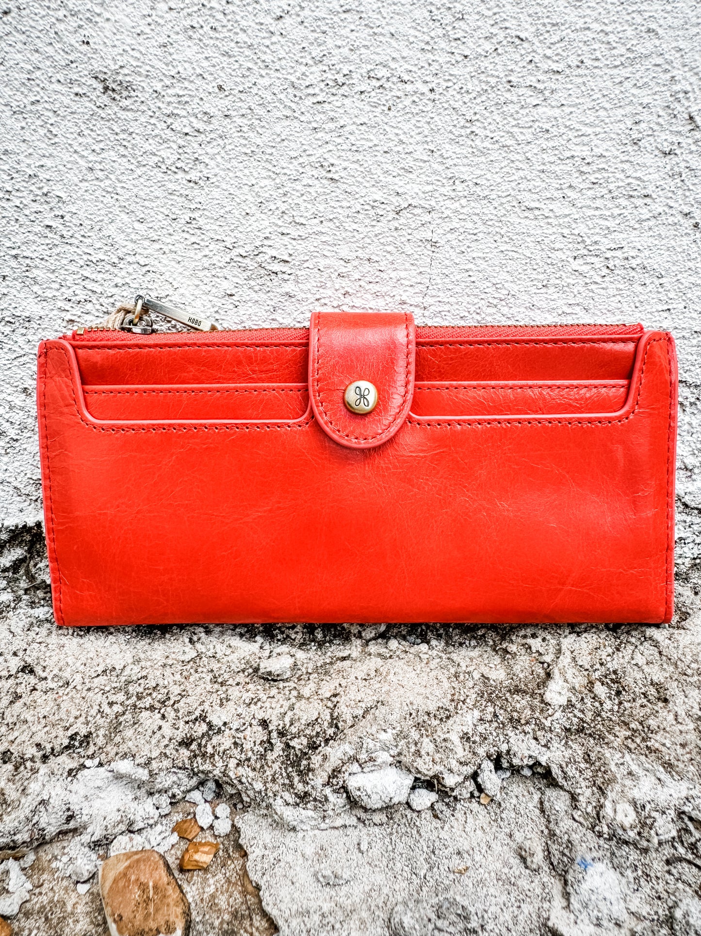 Dunn Continental Wallet in Grenadine