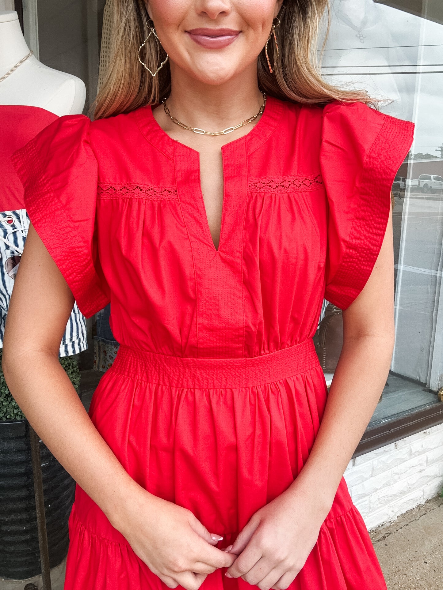 Lovely in Red Dress