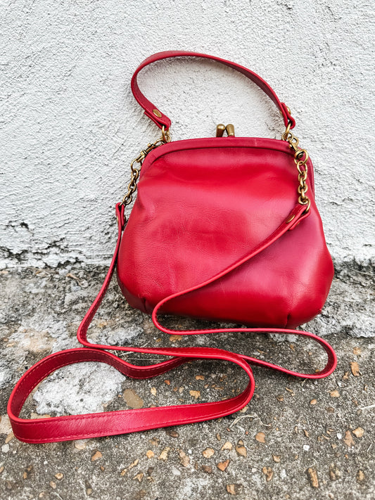 Alba Frame Crossbody Red