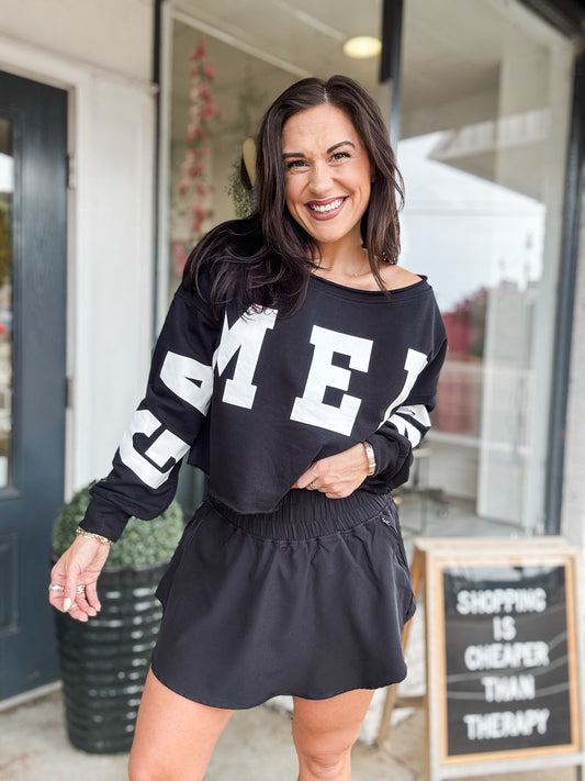 GAMEDAY Cropped Pullover