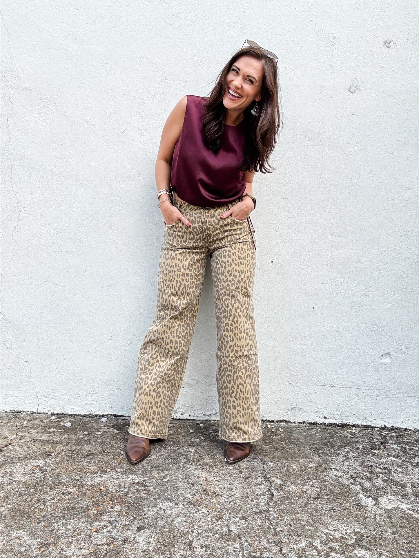 Leopard Luxe Jeans