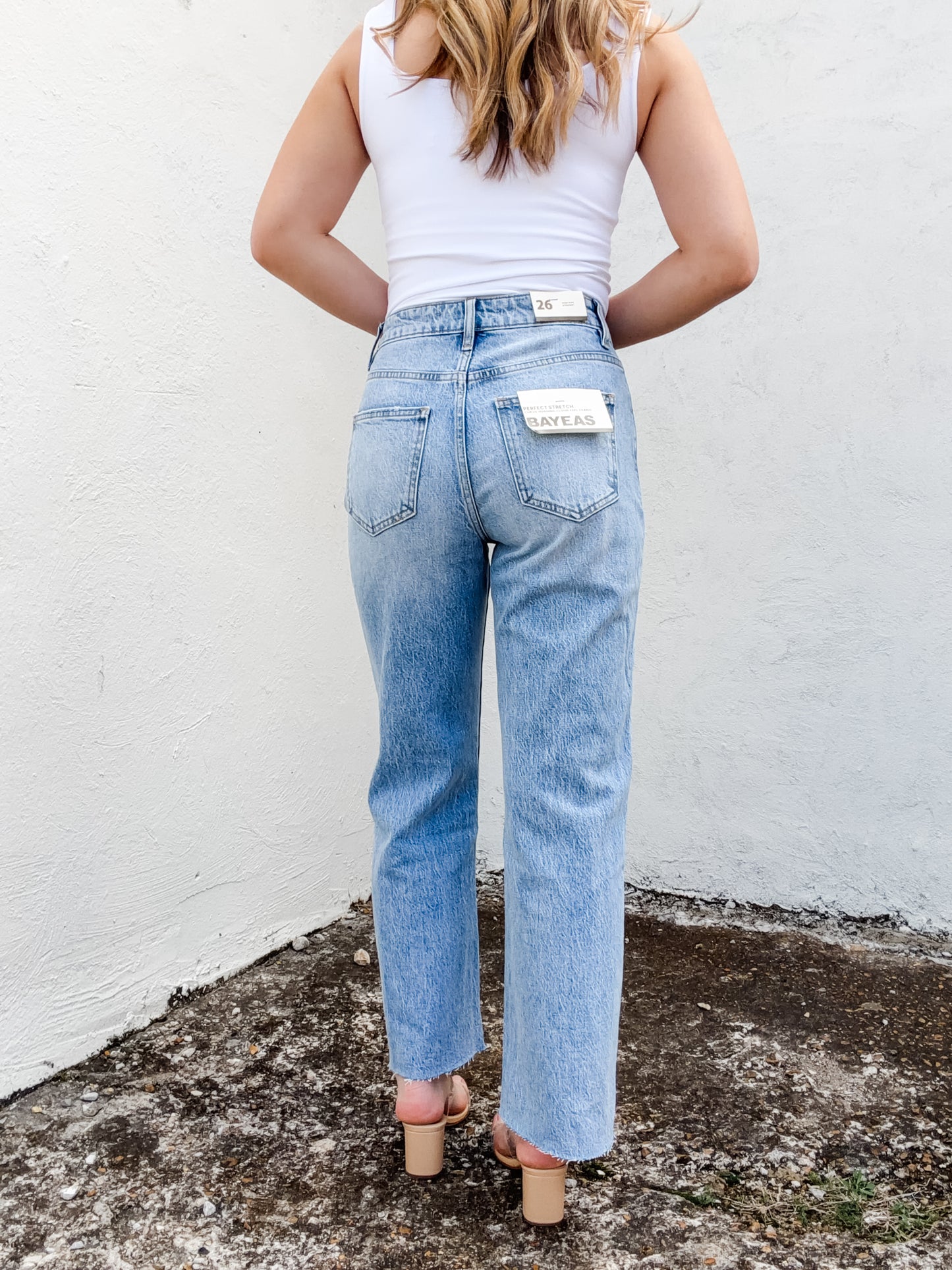 Heidi High Rise Straight Jeans