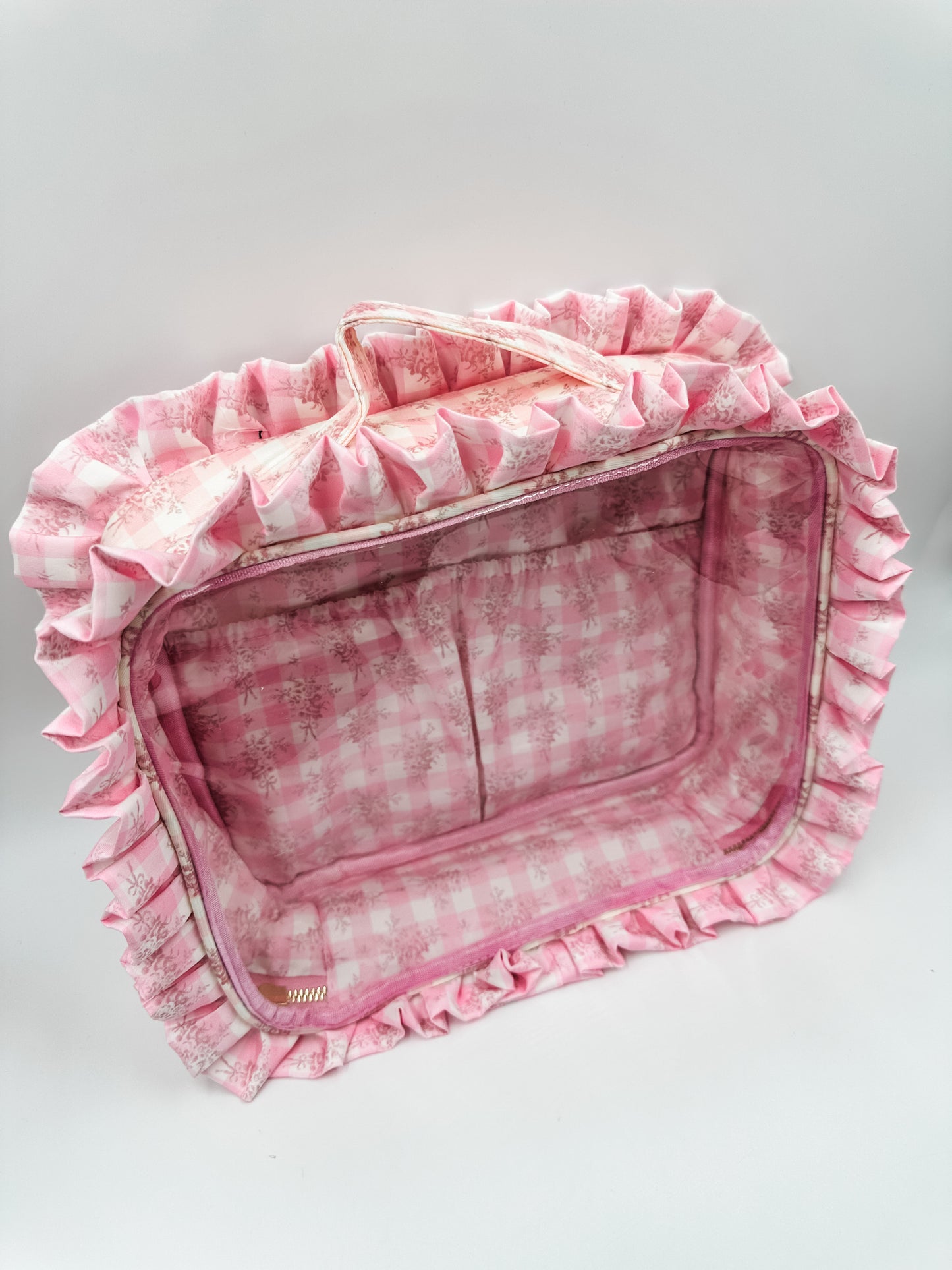 Ruffled Jett Setter Pink Floral