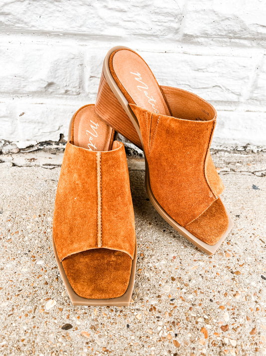 Lillie Block Heels Tobacco