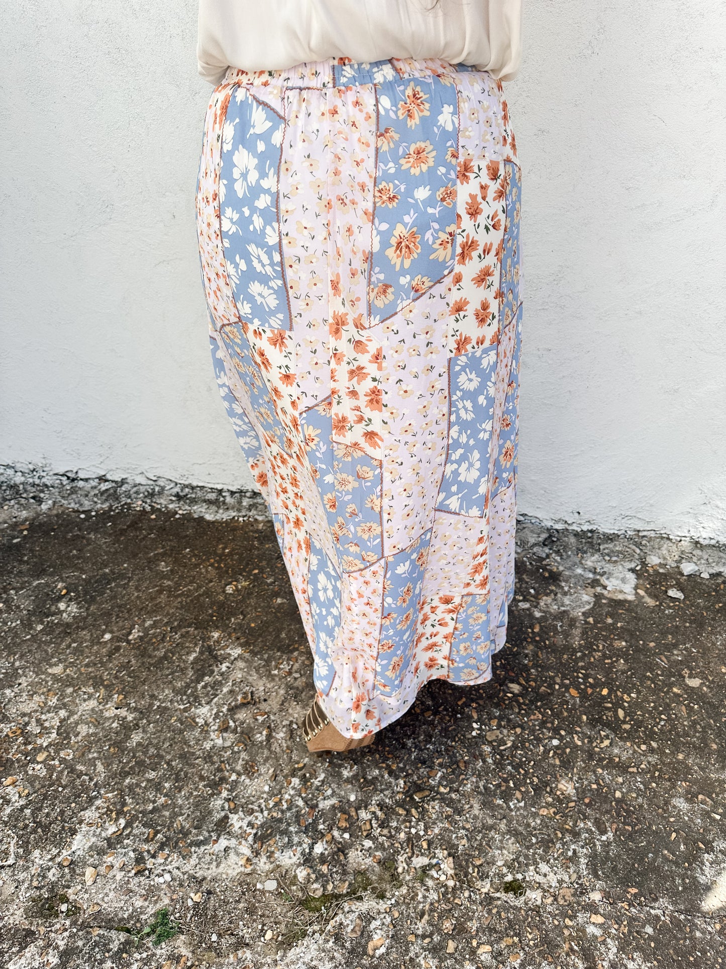 Daffodil Dreams Maxi Slip Skirt