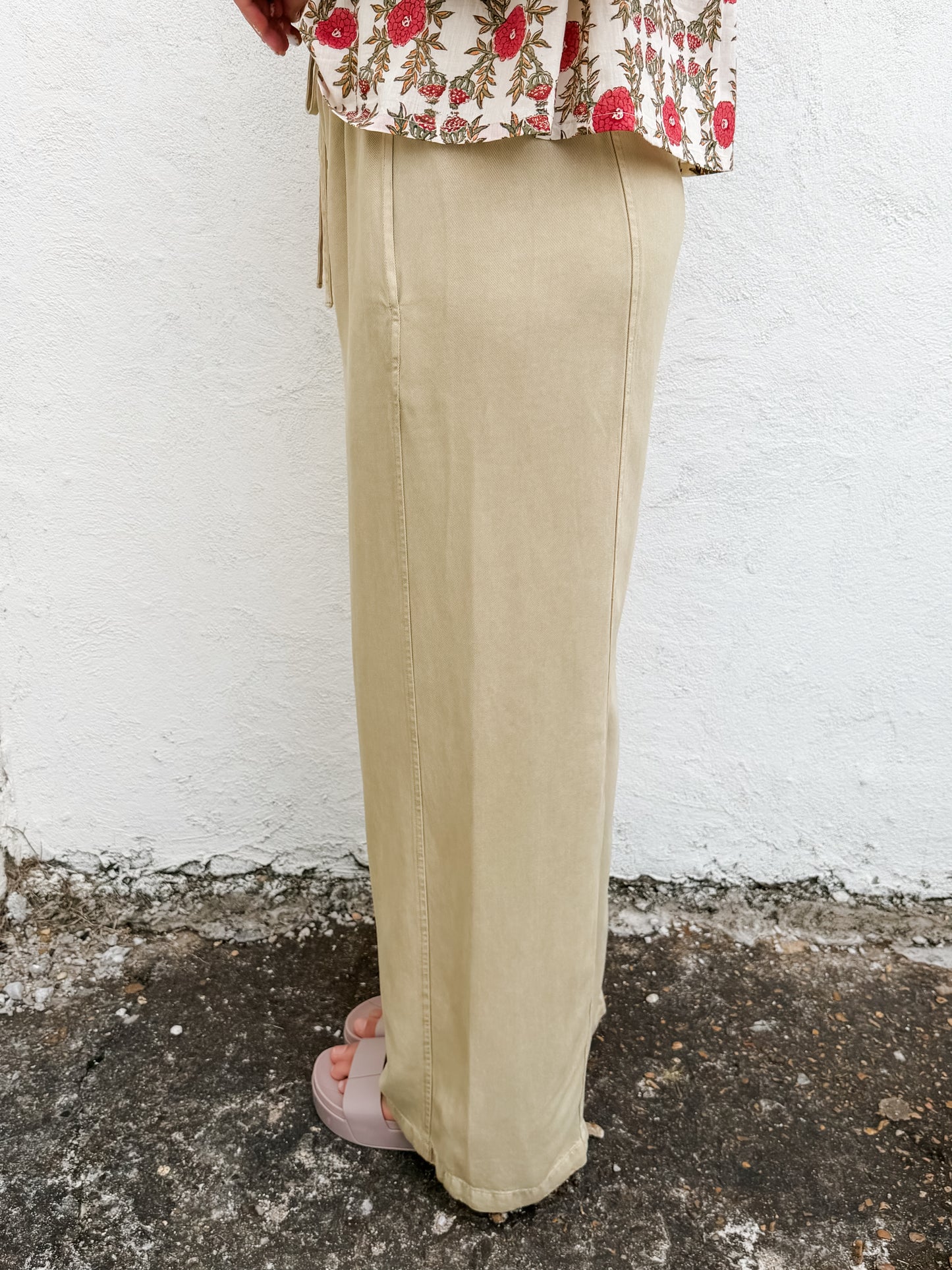 Flow By Me Pants Moss