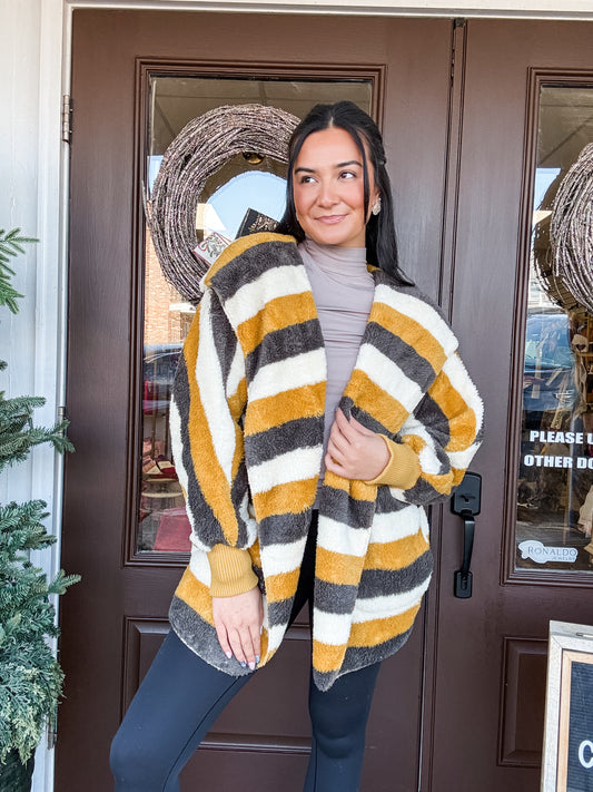 Daphne Fur Hoodie Jacket