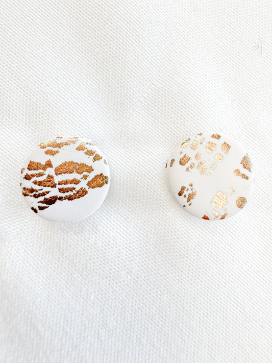 Gold Fleck Studs