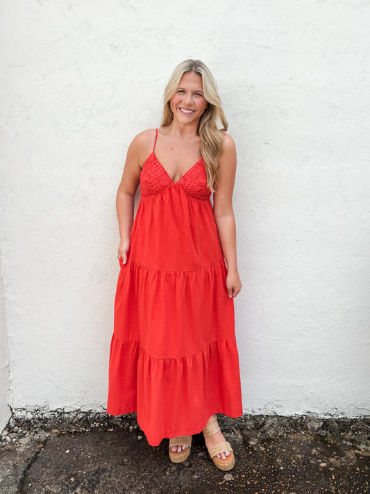 Mia Crochet Dress