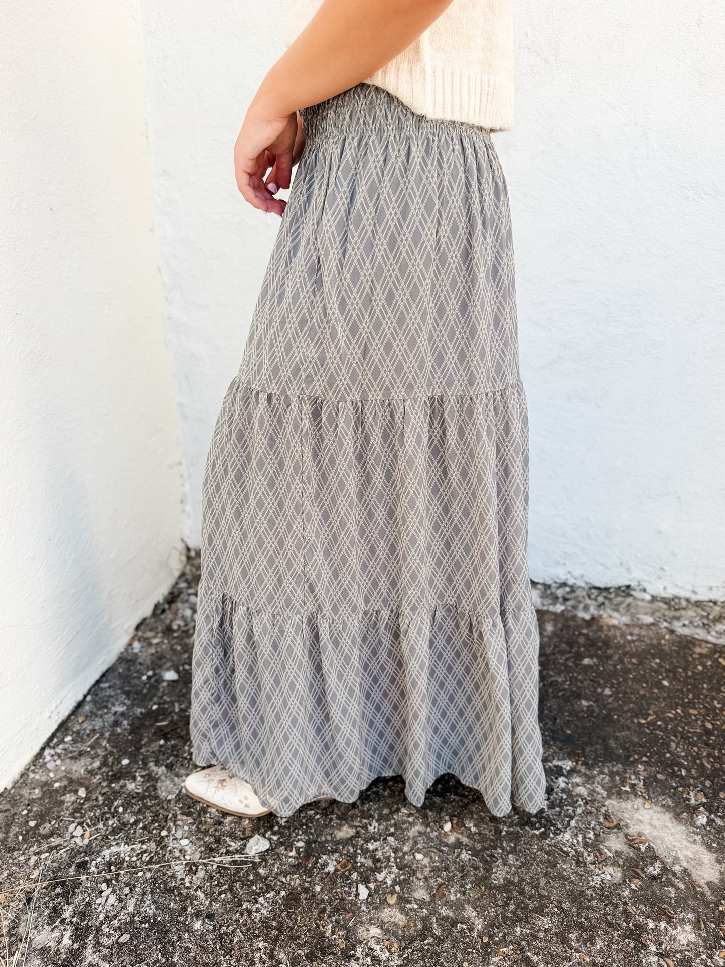 Misty Lattice Skirt