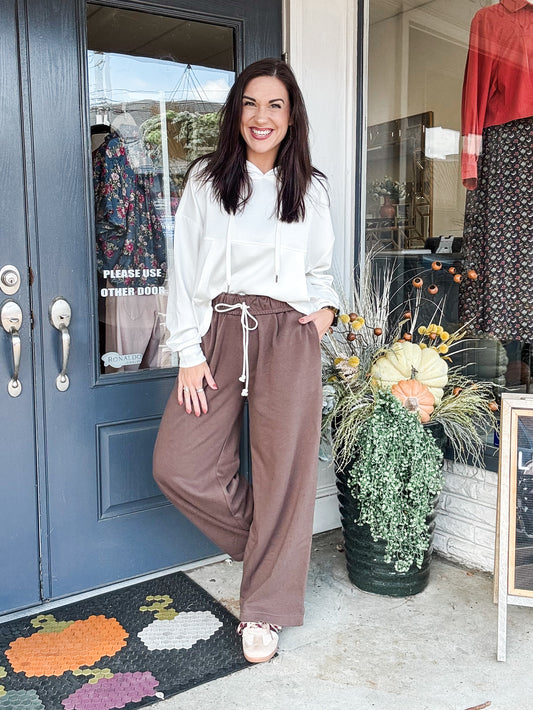 Slouching Around Pants Brown
