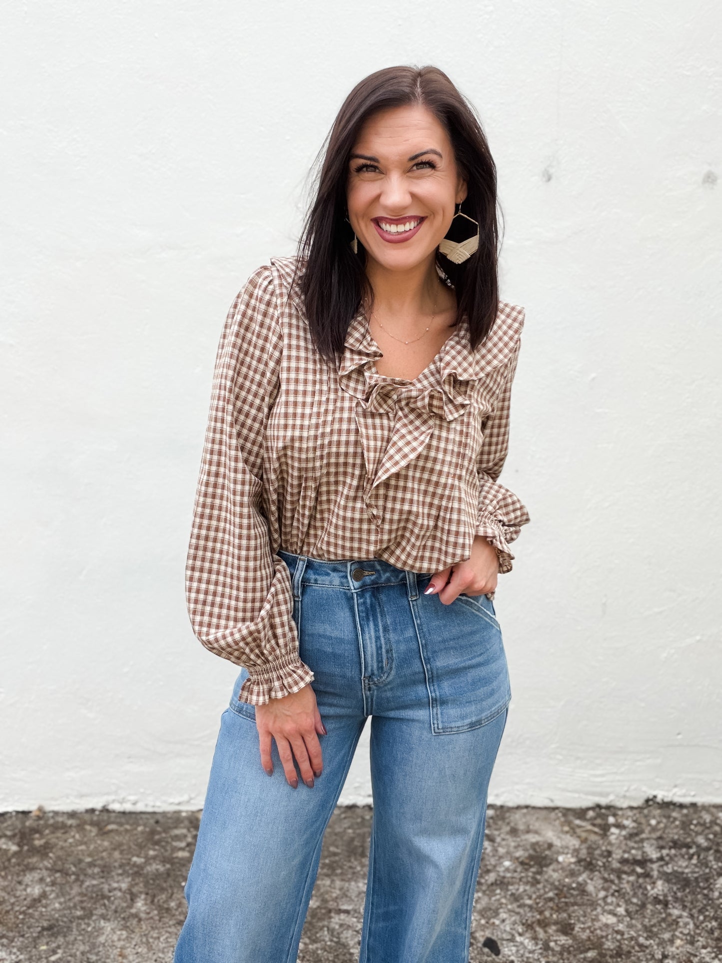 Harvest Gingham Blouse
