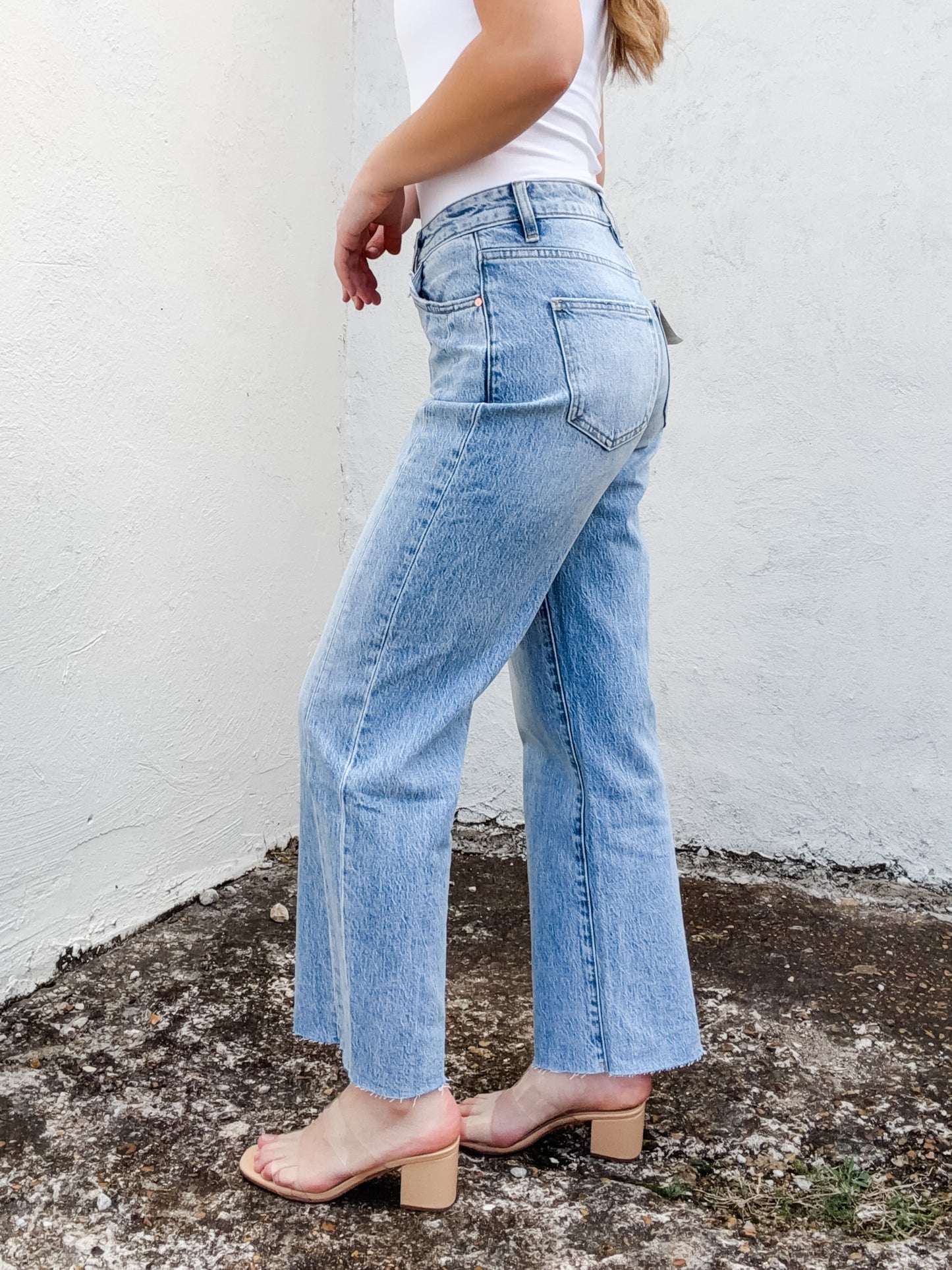 Heidi High Rise Straight Jeans