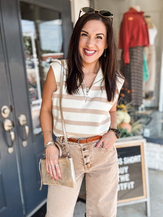 Winter Pearl Sweater Vest
