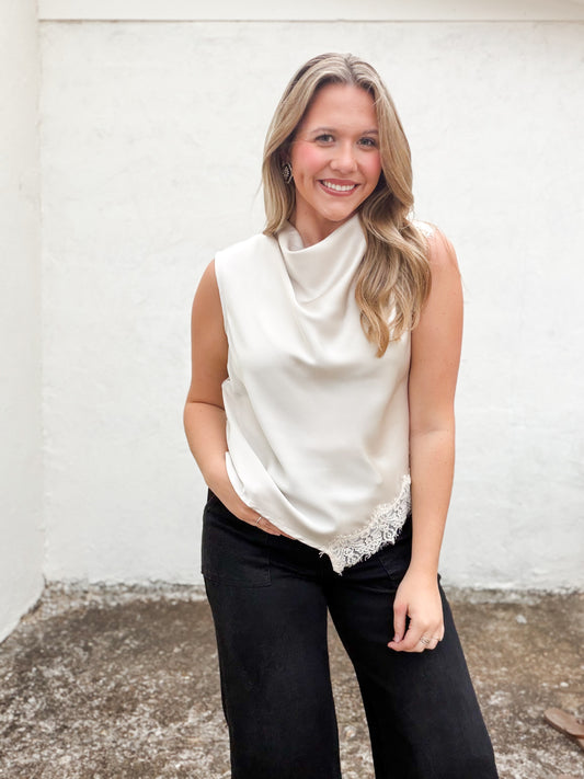 Champagne and Lace Top Cream