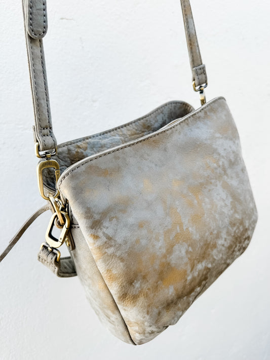Starr Convertible Shoulder Bag in Golden Granite