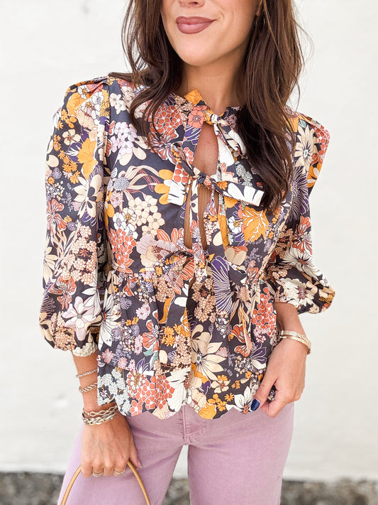 Leaves Me Alone Blouse