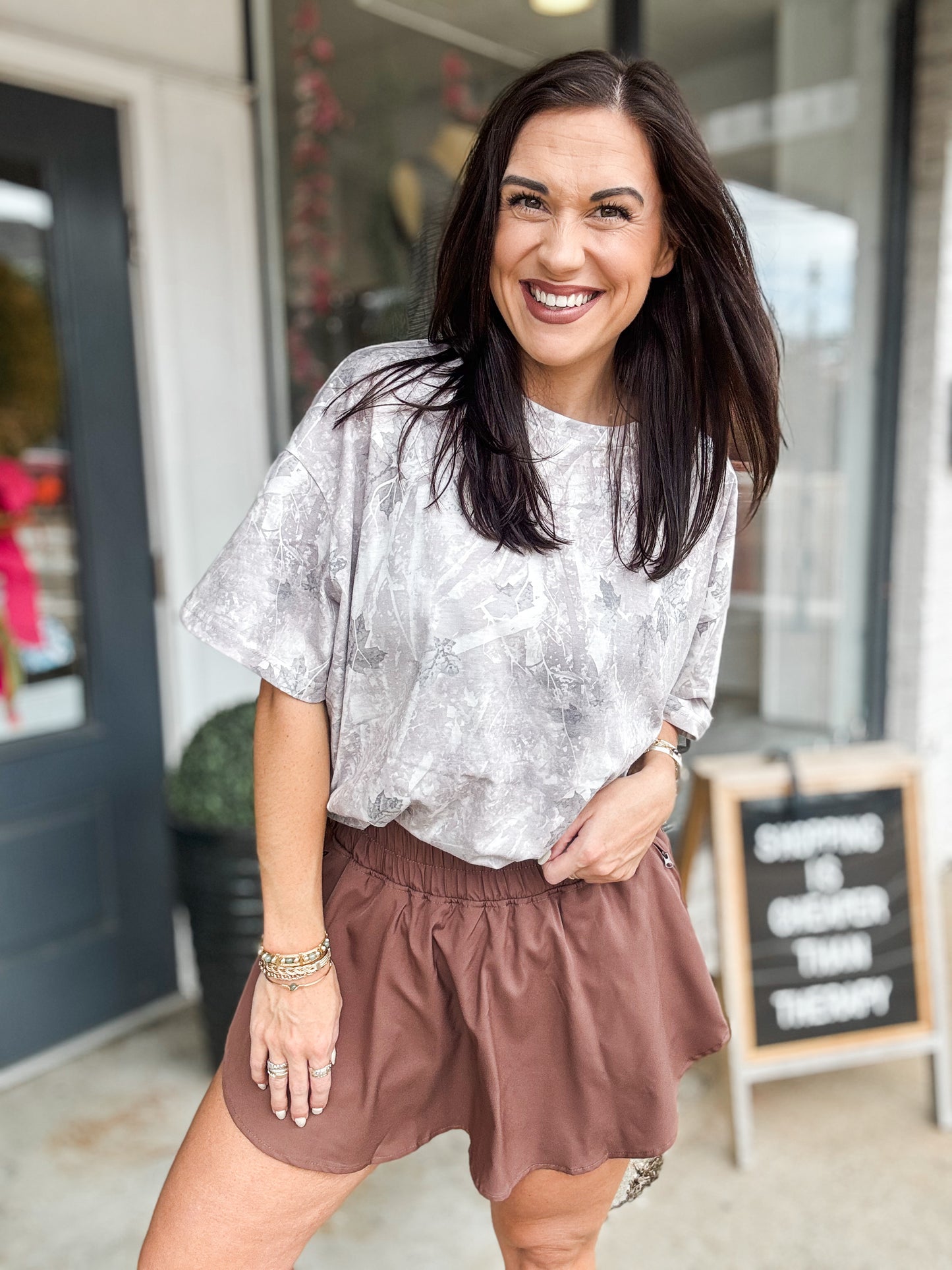 Power Move Skort Chestnut