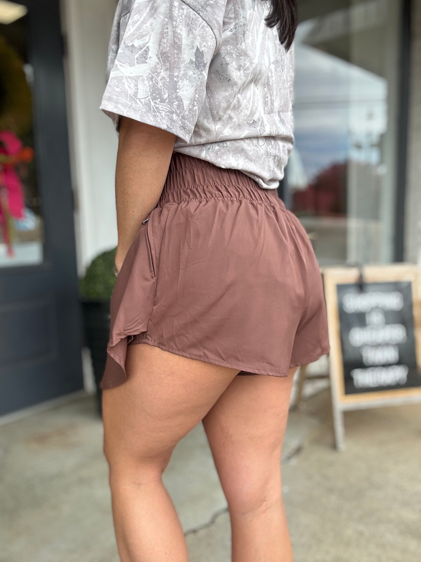 Power Move Skort Chestnut