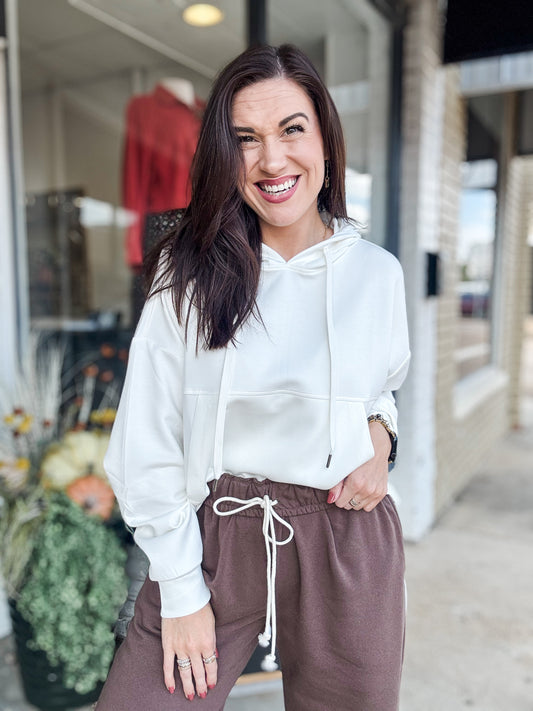 Kanga Hoodie in White