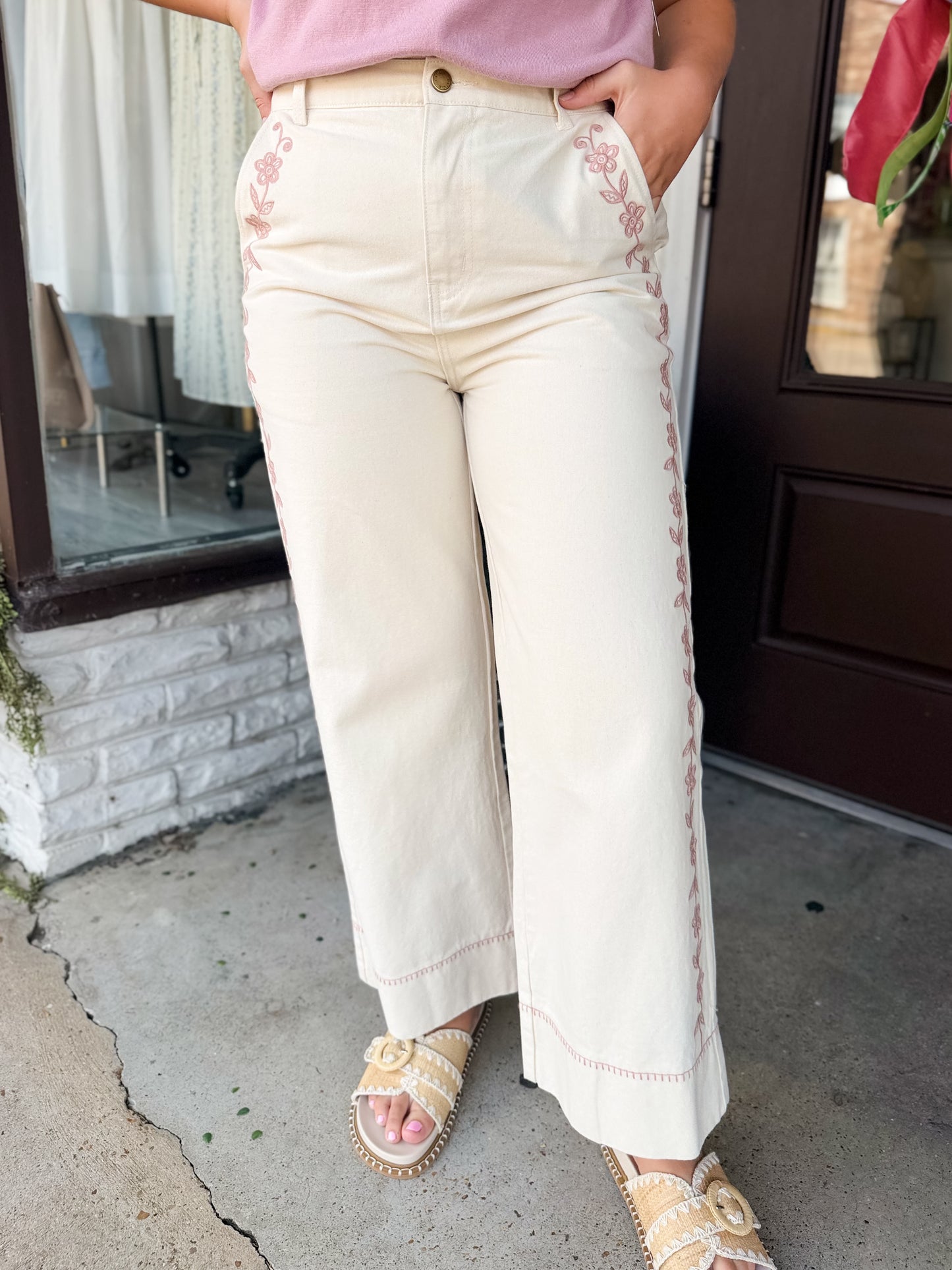 Bloom Where Planted Pants