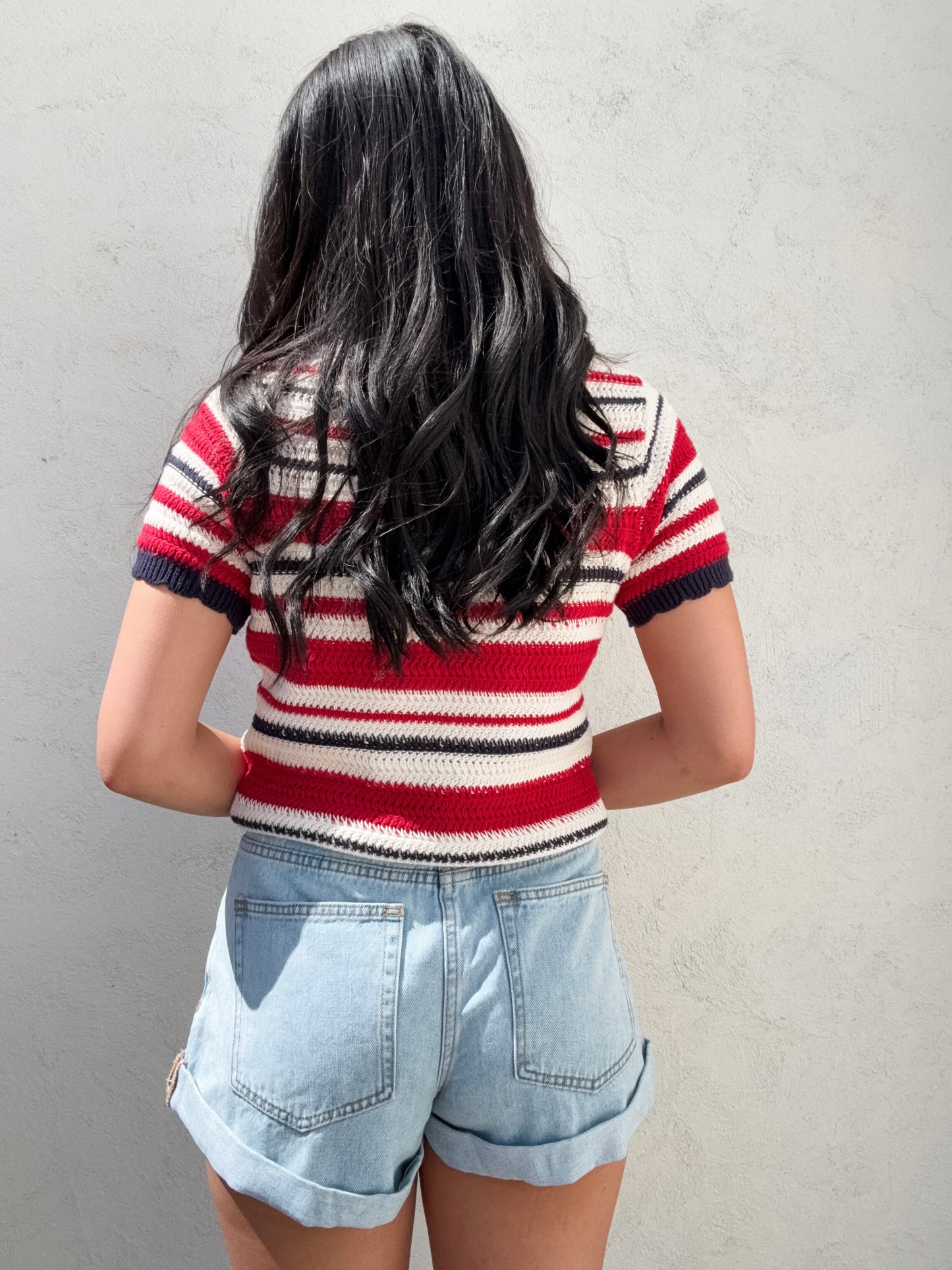 Rouge, Blanc, Bleu Top