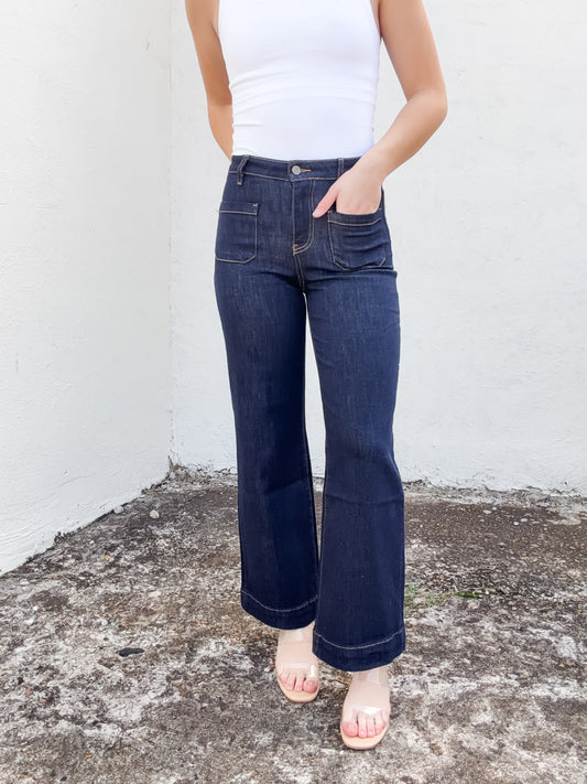 All Time Fav High Rise Jeans Dark Blue