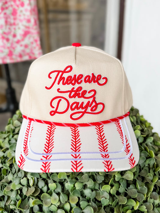 Baseball These are the Days Hat