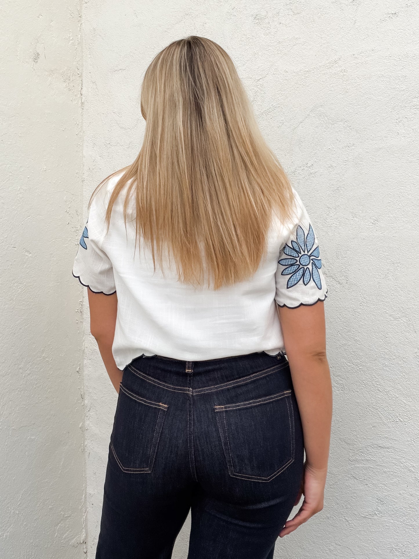 Blue Dahlia Top