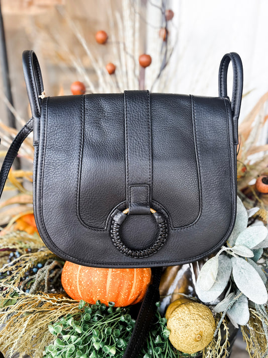 Kiva Large Crossbody in Black