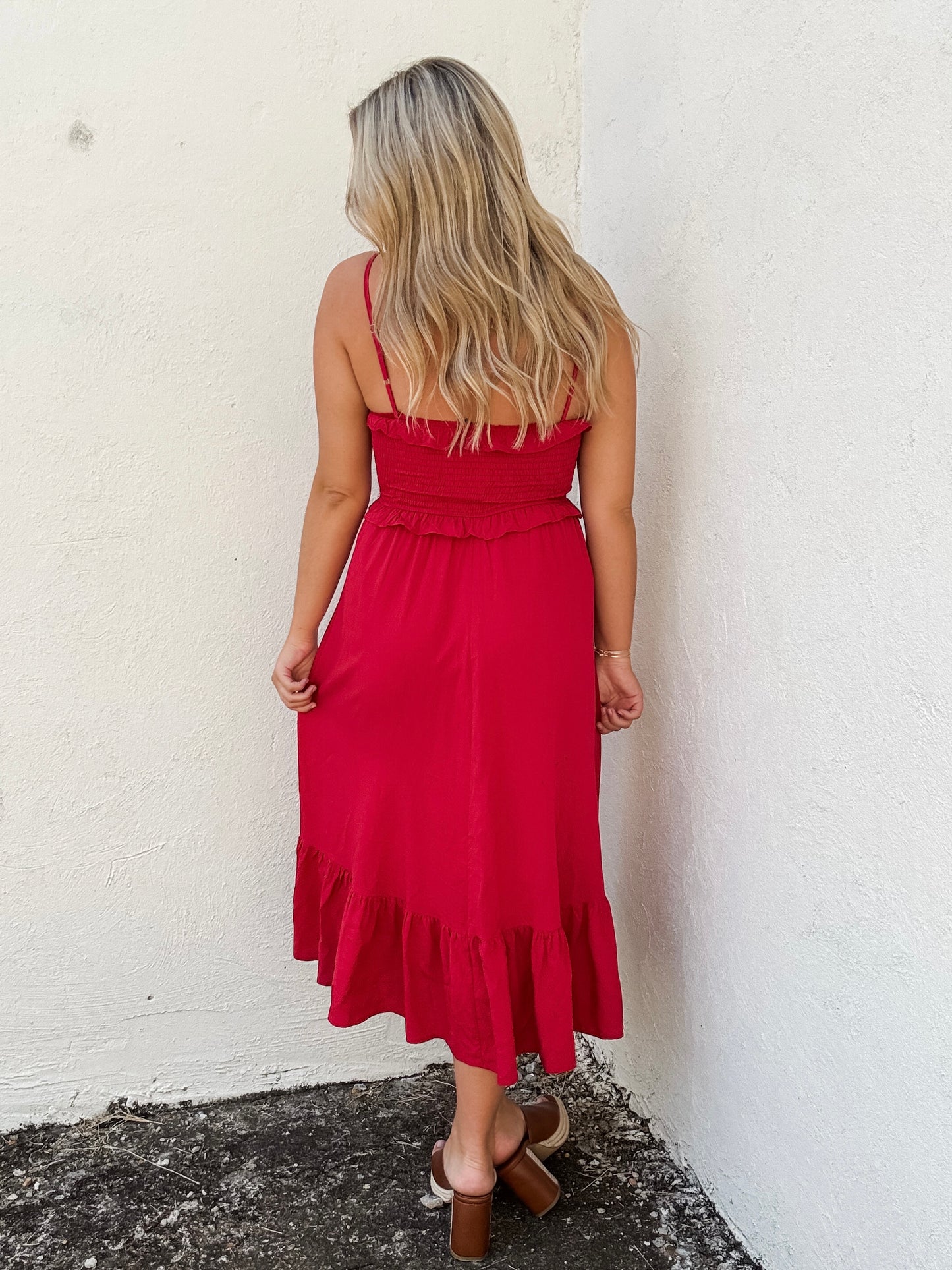 The Jones in Berry Red