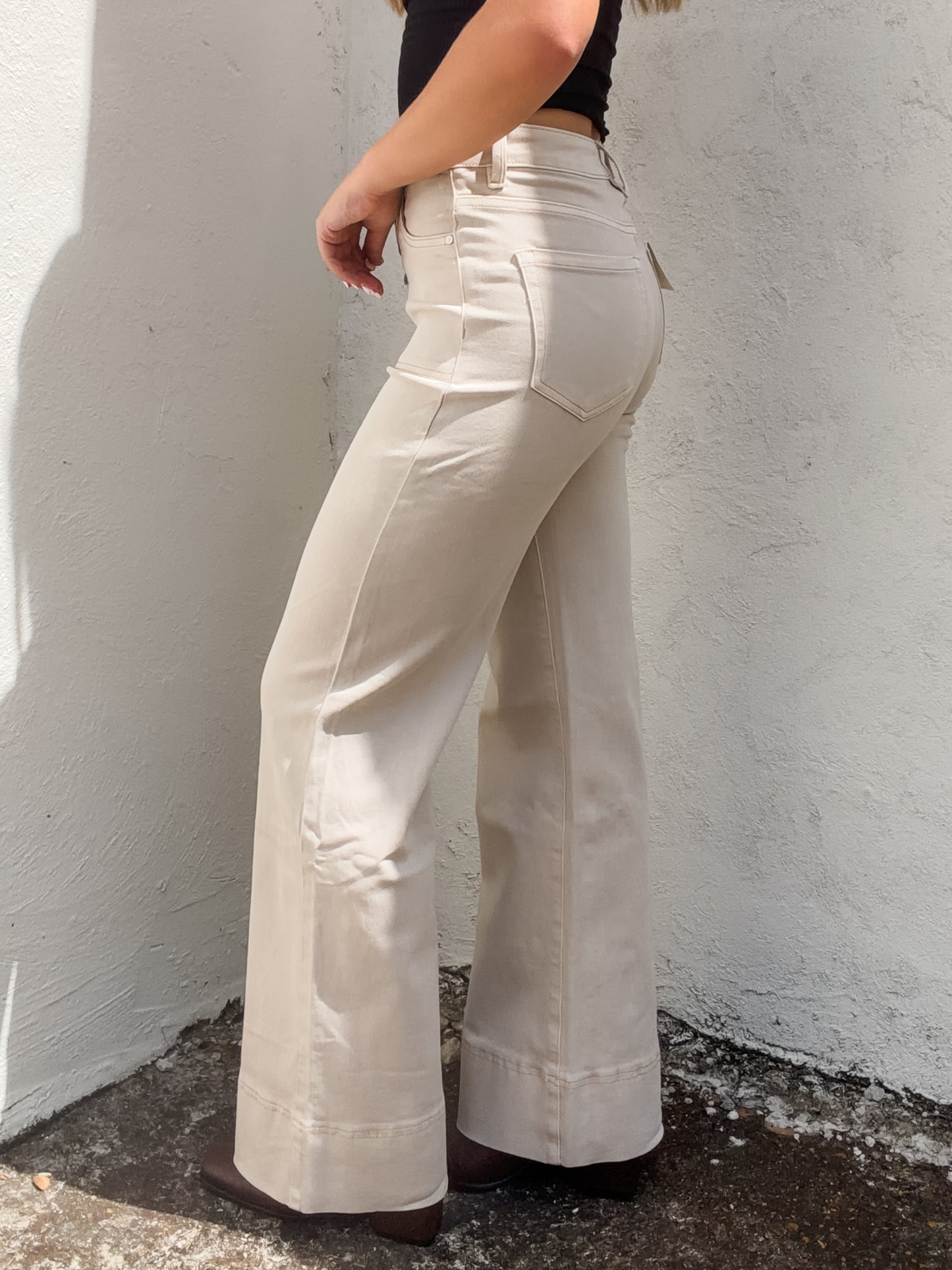 Dawna High Rise Wide Leg Jean