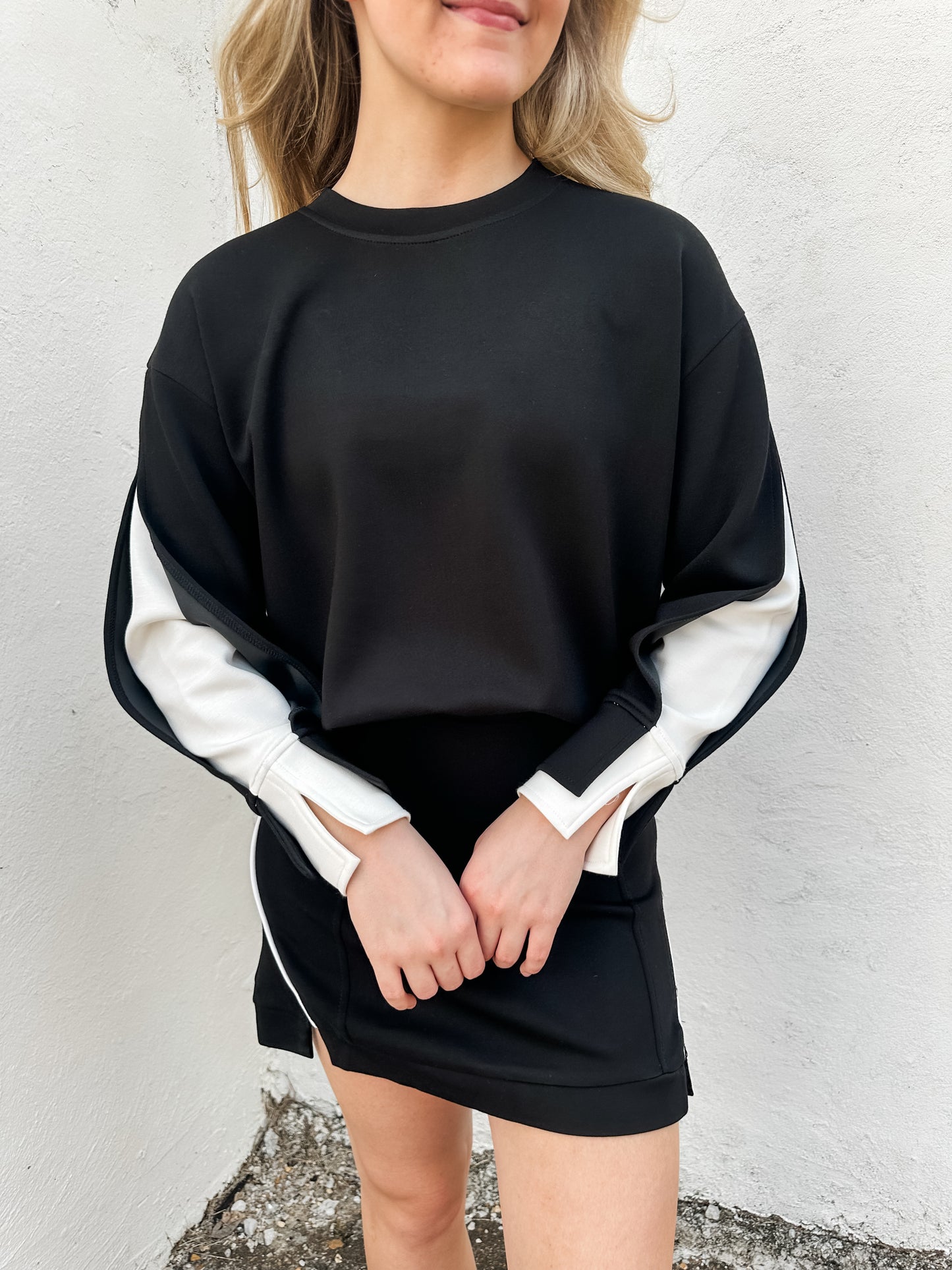 Running Toward the Track Top