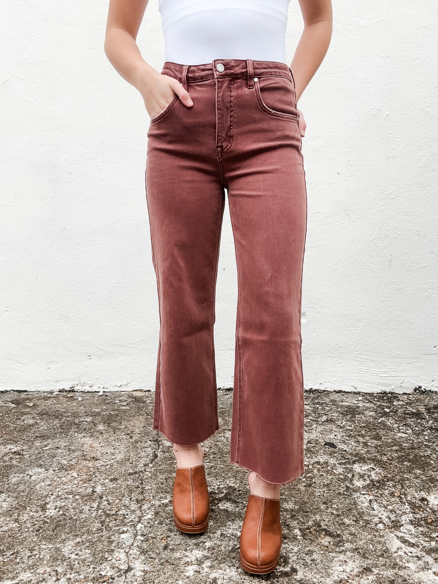 Cappuccino High Rise Jeans
