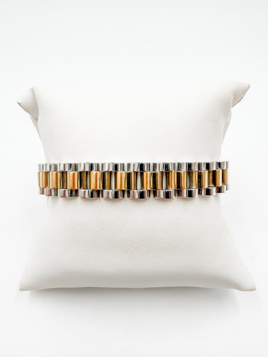 Rolly Two-Toned Bracelet