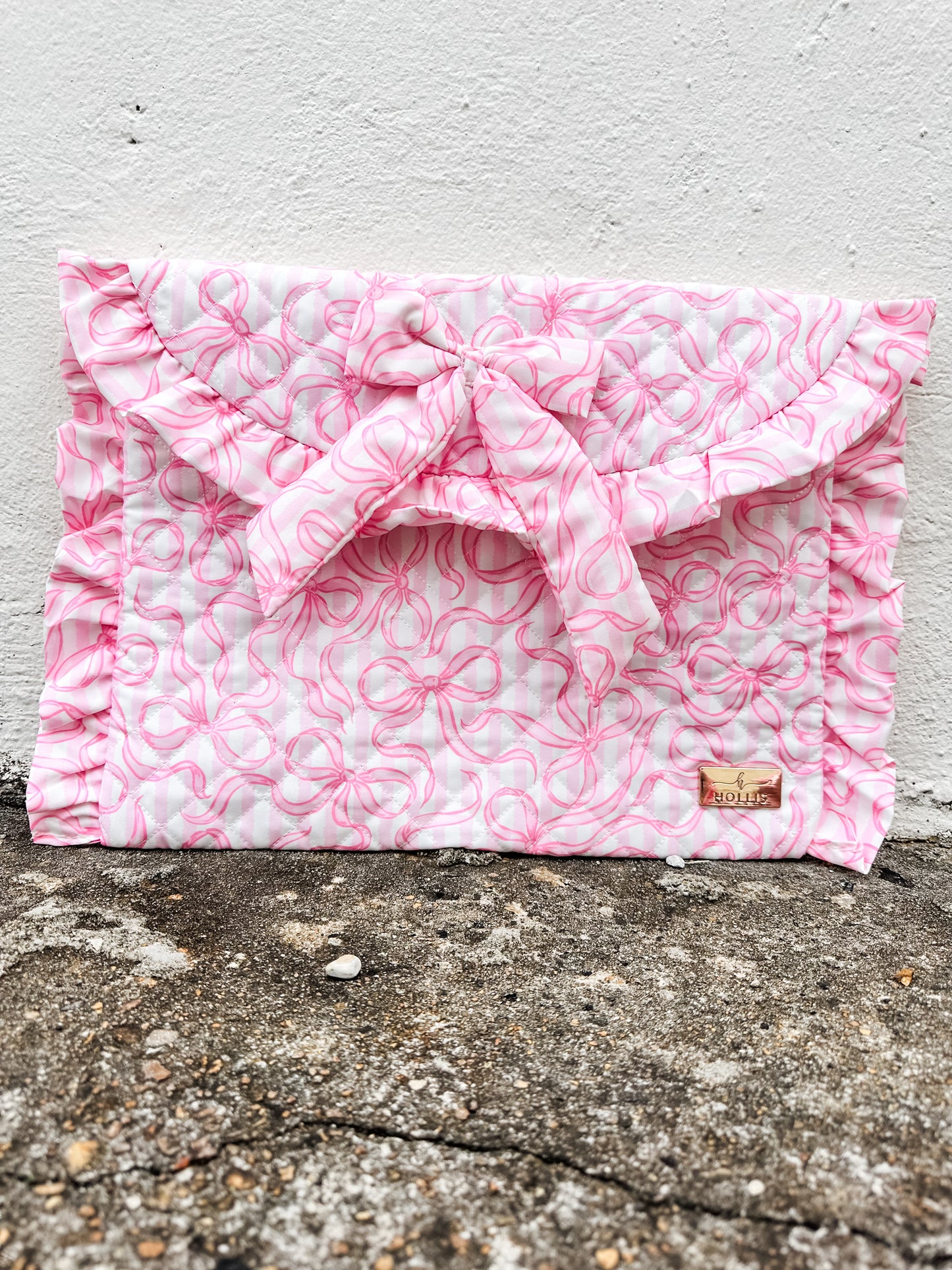 Quilted Laptop Sleeve Pink
