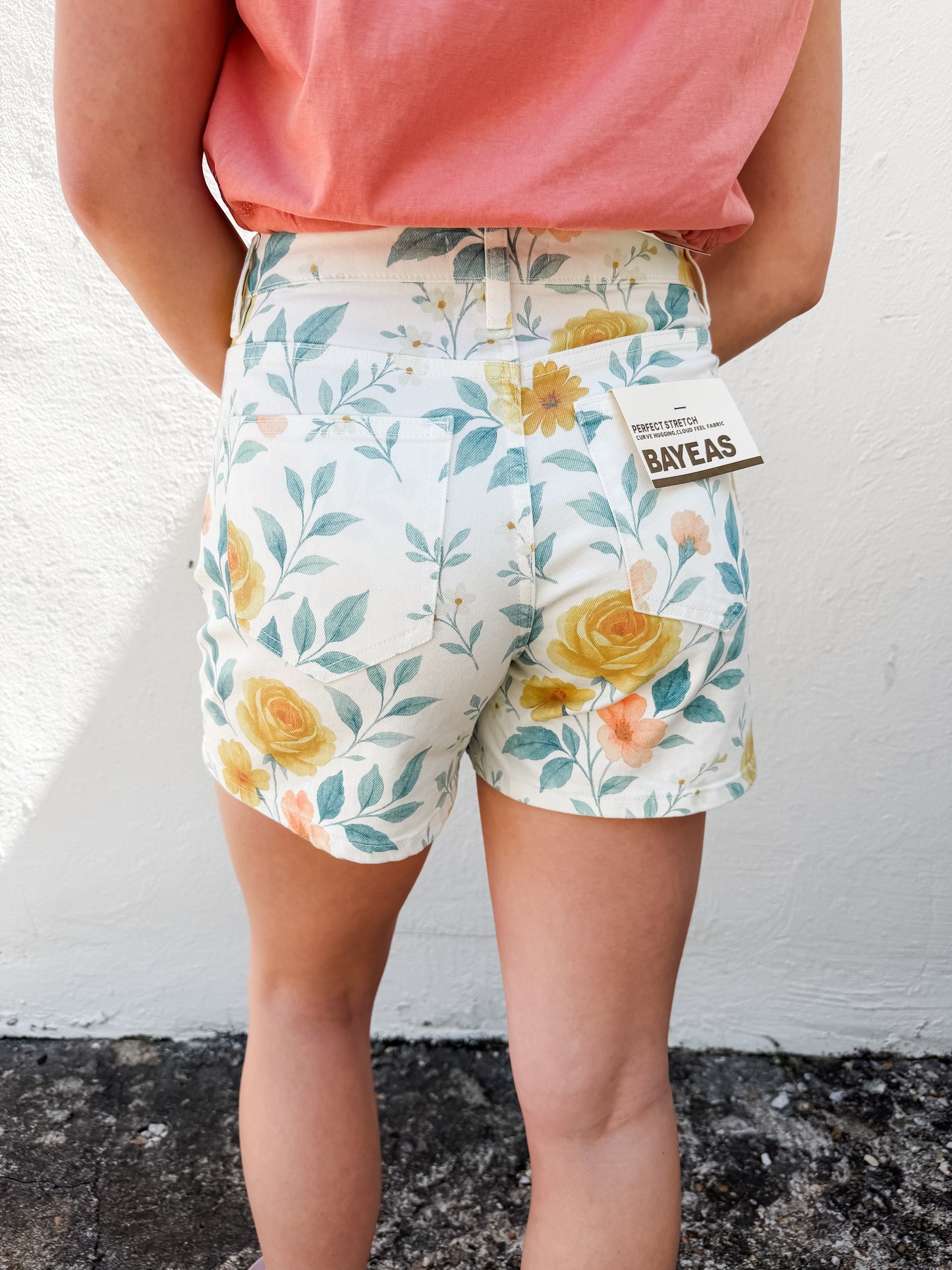 Flora Watercolor Bloom Shorts