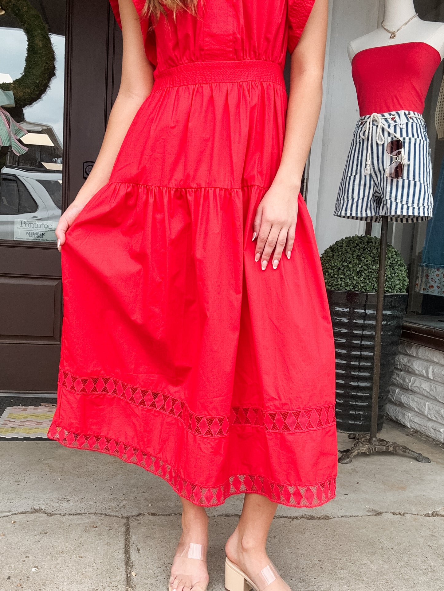 Lovely in Red Dress