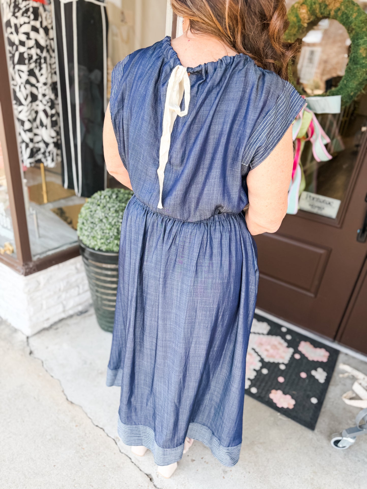 Rock the 70's Denim Dress